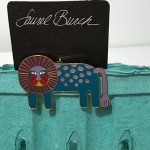 VINTAGE 💜 LAUREL BURCH “Leonardo” Brooch Pin NEW!